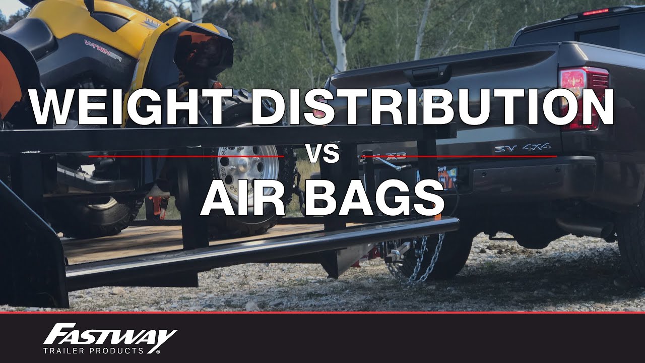 Know the Difference Between Weight Distribution Hitches and Air Bags to Level Your Load